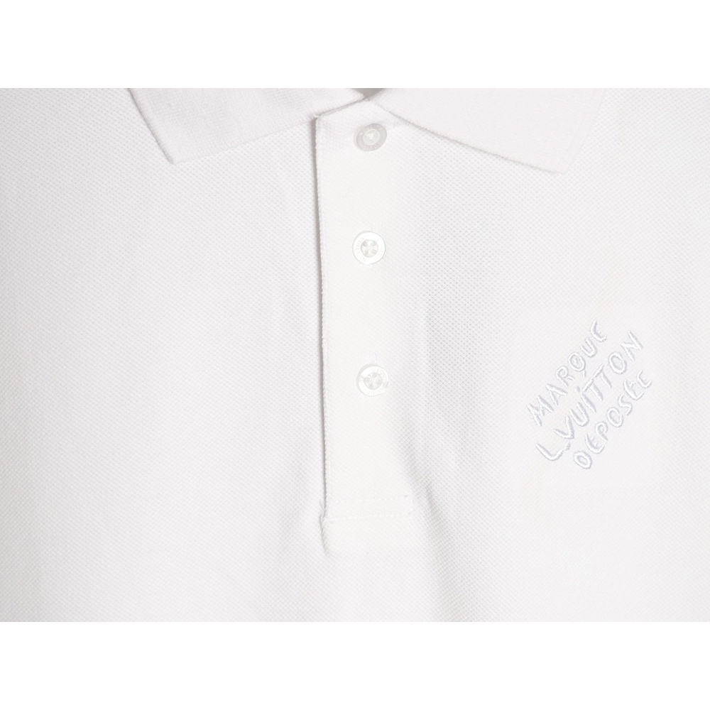 Louis Vuitton Embroidered Signature Short-Sleeve Polo Shirt,Louis Vuitton