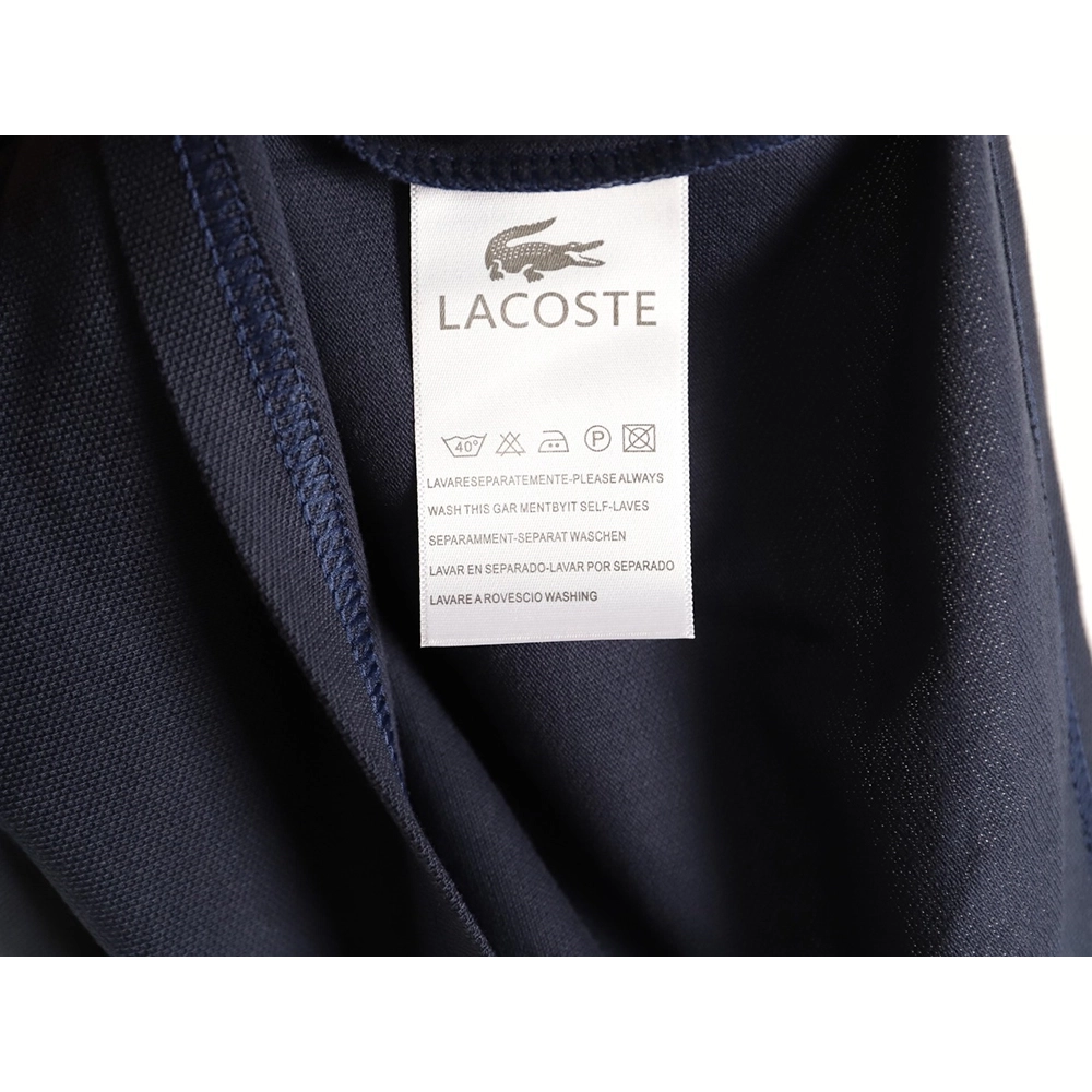 Lacoste gold-trimmed crocodile logo short-sleeved polo shirt TSK1,Lacoste
