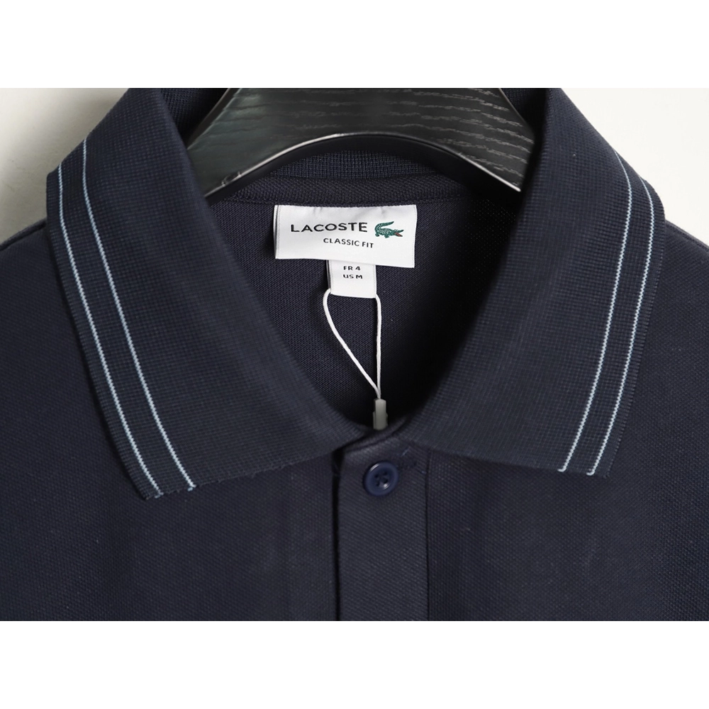 Lacoste gold-trimmed crocodile logo short-sleeved polo shirt TSK1,Lacoste