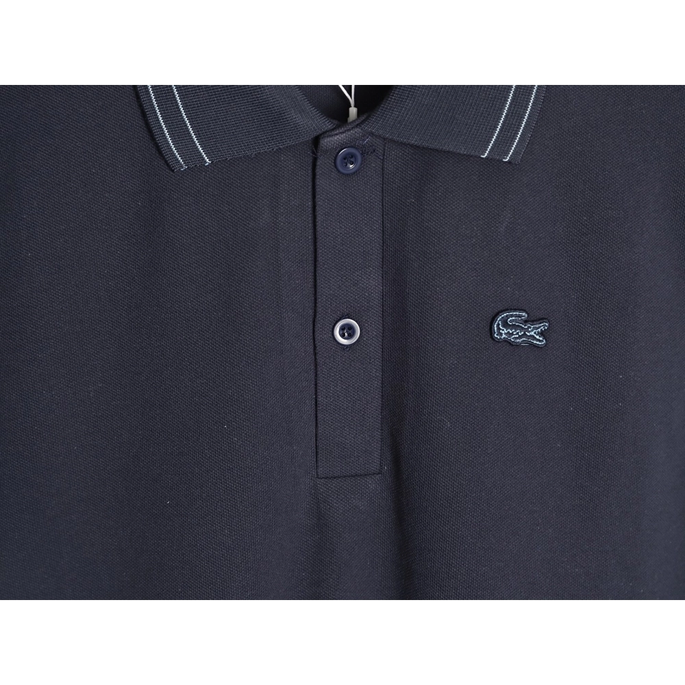 Lacoste gold-trimmed crocodile logo short-sleeved polo shirt TSK1,Lacoste