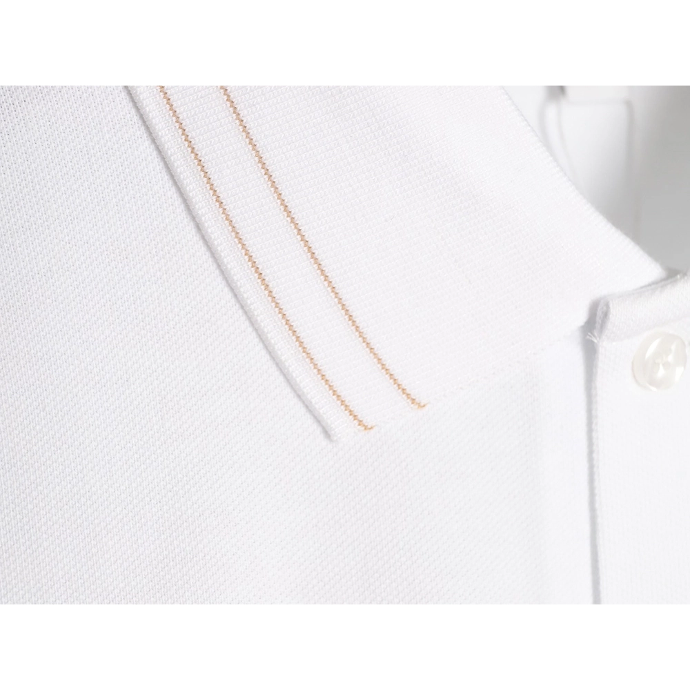 Lacoste gold-trimmed crocodile logo short-sleeved polo shirt,Lacoste