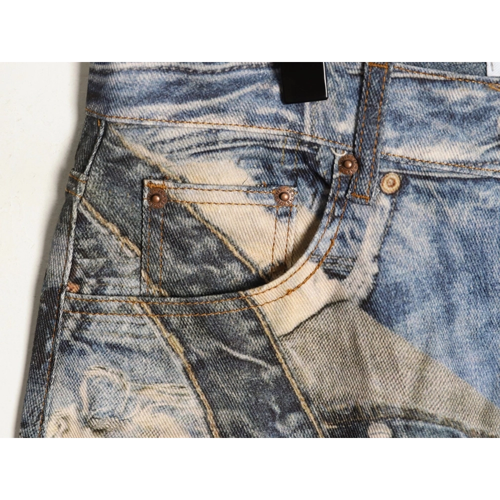 Acne Studios Loose-fitting Ripped Graffiti Print Jeans,Acne Studios