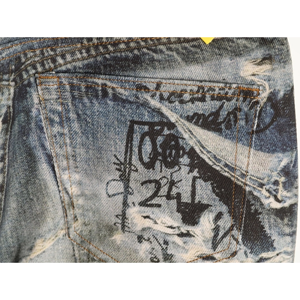 Acne Studios Loose-fitting Ripped Graffiti Print Jeans,Acne Studios