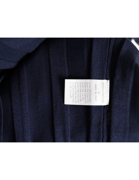Brunello Cucinelli Button Ribbed Henley Collar Knit Short Sleeve T-Shirt TSK1,Brunello Cucinelli