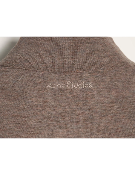 Acne Studios Faux-Layered Cashmere Knit Collared Polo Shirt,Acne Studios