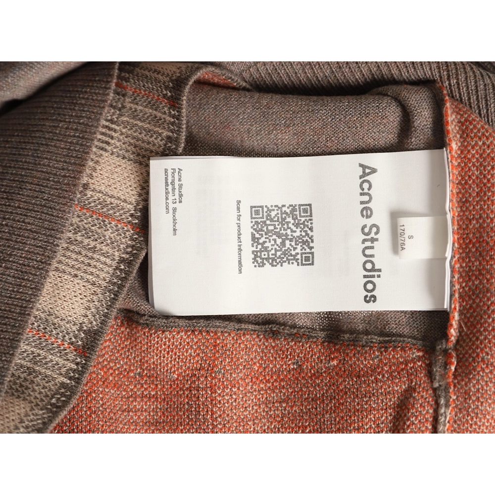 Acne Studios Faux-Layered Cashmere Knit Collared Polo Shirt,Acne Studios