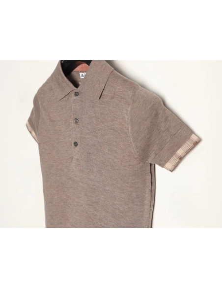 Acne Studios Faux-Layered Cashmere Knit Collared Polo Shirt,Acne Studios
