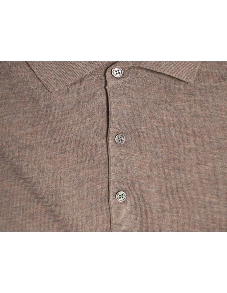 Acne Studios Faux-Layered Cashmere Knit Collared Polo Shirt,Acne Studios