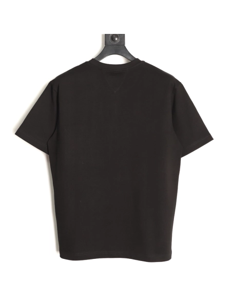 Bottega Veneta Woven Square Leather Rivet Pocket Short-Sleeve T-Shirt TSK1,Bottega Veneta