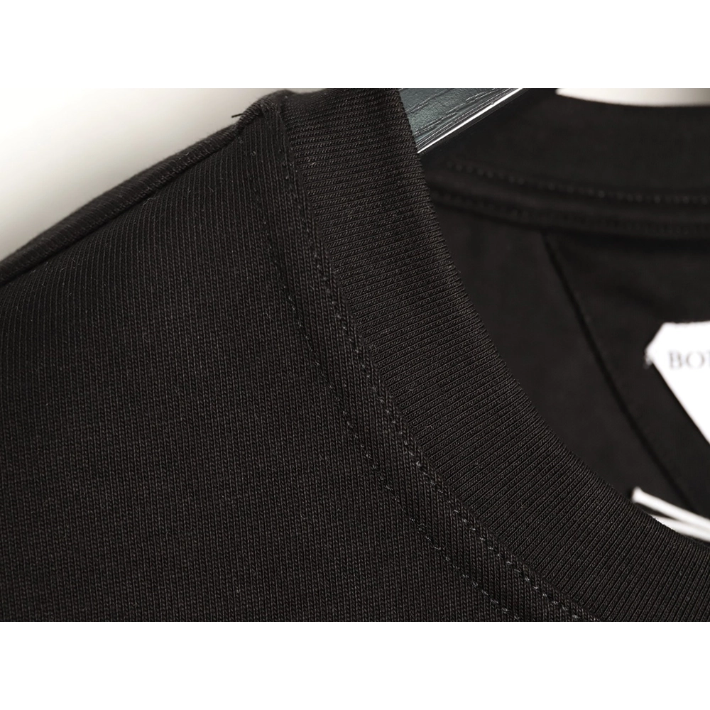 Bottega Veneta Woven Square Leather Rivet Pocket Short-Sleeve T-Shirt TSK1,Bottega Veneta