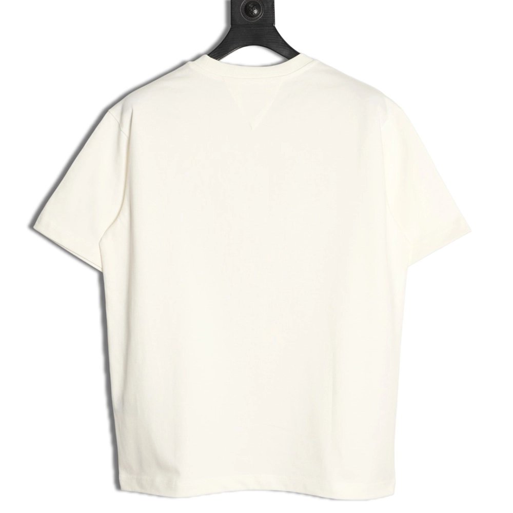 Bottega Veneta Woven Square Leather Rivet Pocket Short-Sleeve T-Shirt,Bottega Veneta