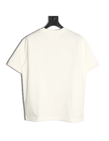 Bottega Veneta Woven Square Leather Rivet Pocket Short-Sleeve T-Shirt,Bottega Veneta