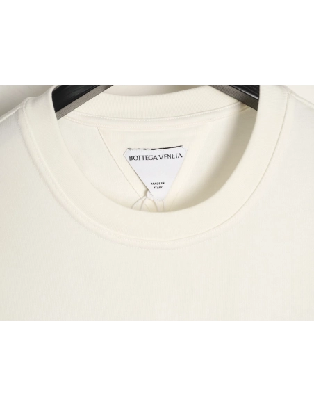 Bottega Veneta Woven Square Leather Rivet Pocket Short-Sleeve T-Shirt,Bottega Veneta