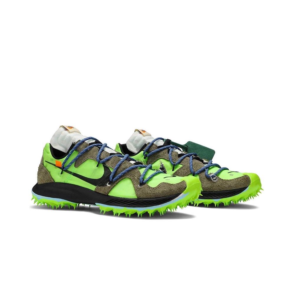 OffWhite x Air Zoom Terra Kiger 5 Athlete in Progress Electric Green,NIKE ZOOM,NIKE SHOES Reps
