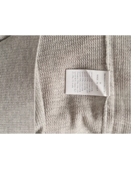 Brunello Cucinelli Henley Collar Knit Short Sleeve T-Shirt TSK1,Brunello Cucinelli