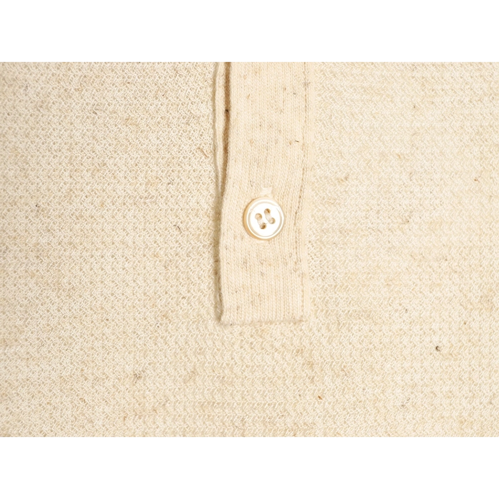 Brunello Cucinelli Henley Collar Knit Short Sleeve T-Shirt,Brunello Cucinelli