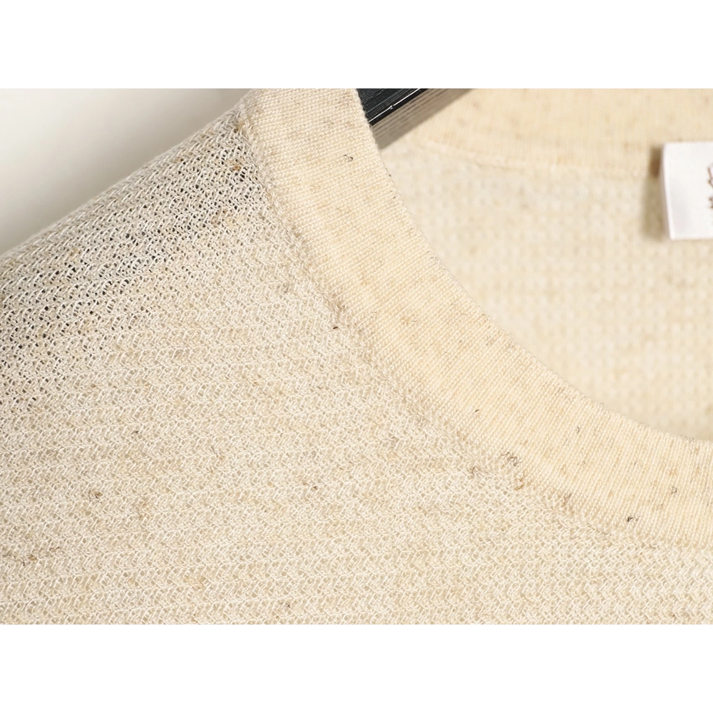 Brunello Cucinelli Henley Collar Knit Short Sleeve T-Shirt,Brunello Cucinelli