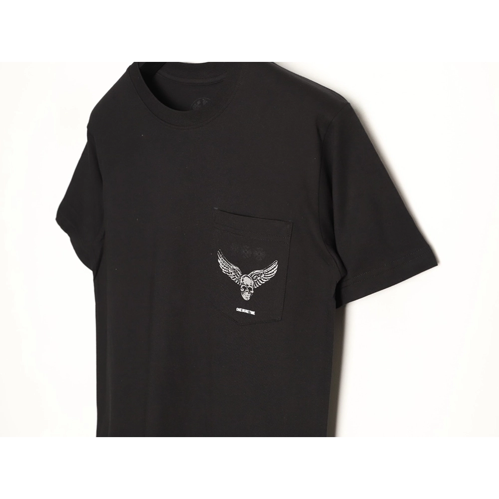 Chrome Hearts FOTI Cross-Skull Short-Sleeve T-Shirt,Chrome Hearts