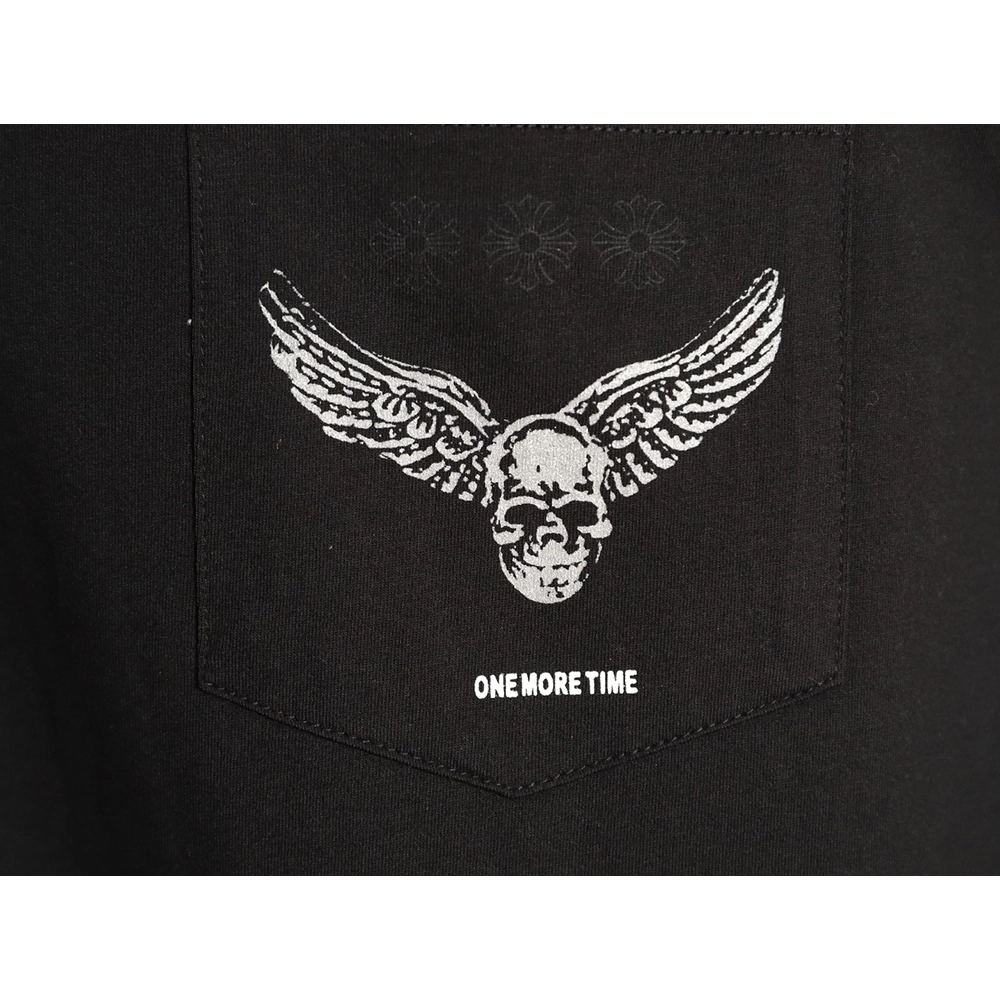 Chrome Hearts FOTI Cross-Skull Short-Sleeve T-Shirt,Chrome Hearts