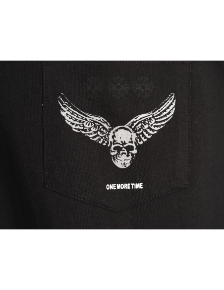 Chrome Hearts FOTI Cross-Skull Short-Sleeve T-Shirt,Chrome Hearts