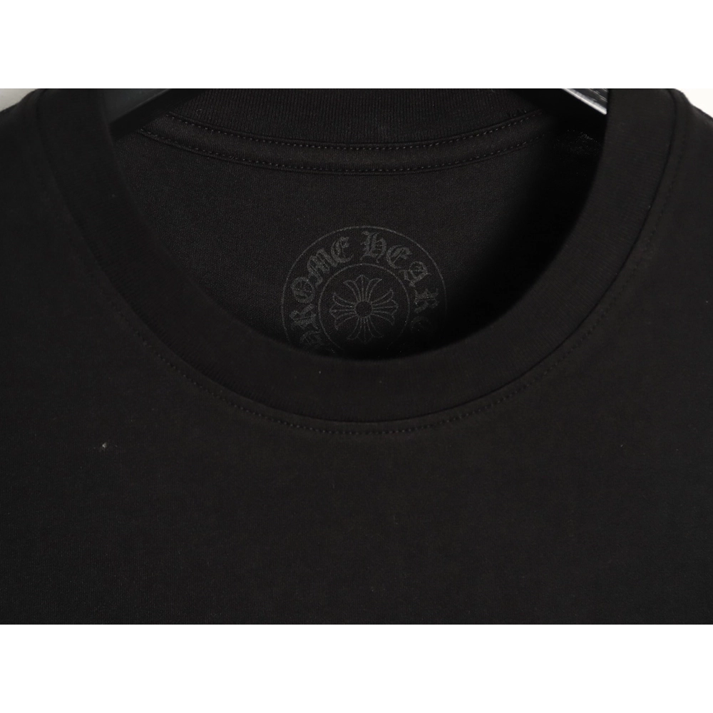 Chrome Hearts FOTI Cross-Skull Short-Sleeve T-Shirt,Chrome Hearts