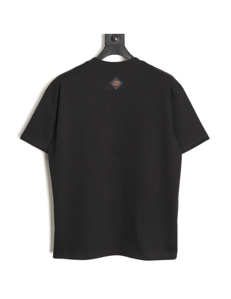 Louis Vuitton Hand-Painted Graffiti Letter Short-Sleeve T-Shirt TSK1,Louis Vuitton