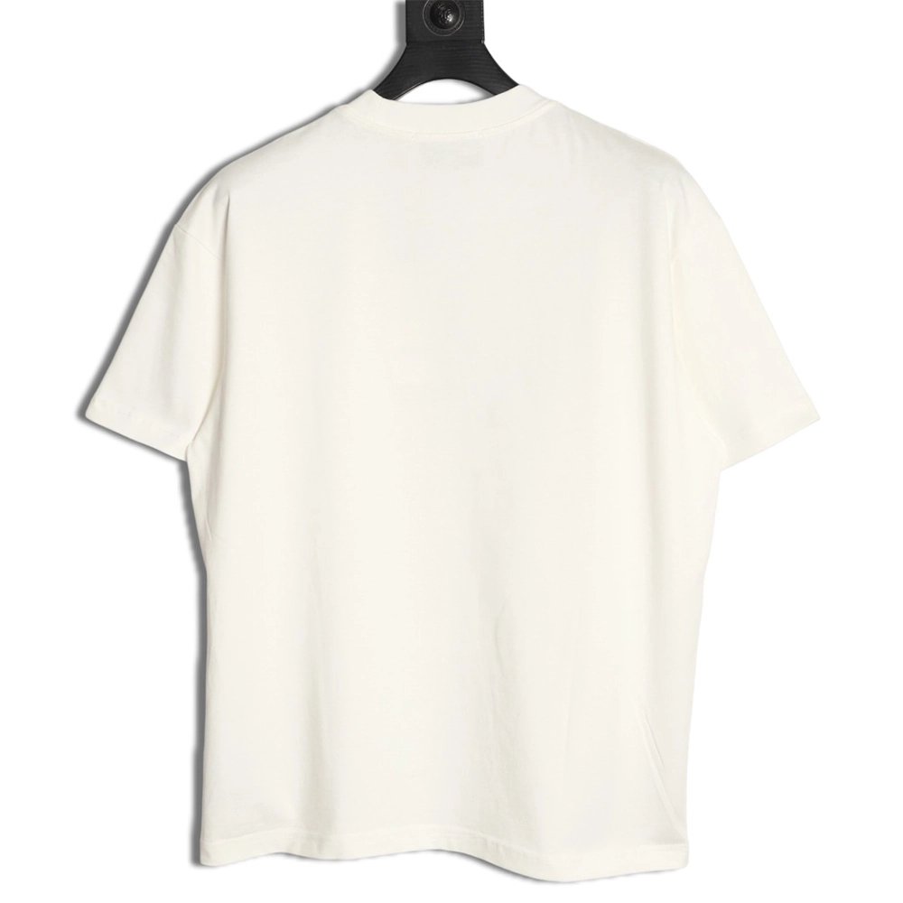 Gucci double G blue embroidered short-sleeved T-shirt,Gucci