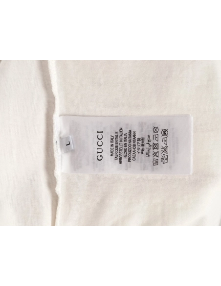 Gucci double G blue embroidered short-sleeved T-shirt,Gucci