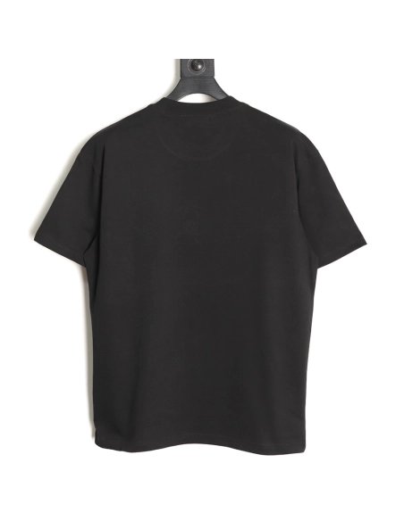 Gucci double G blue embroidered short-sleeved T-shirt TSK1,Gucci