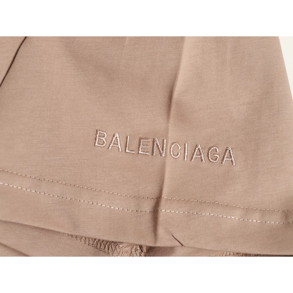Balenciaga 520 Embroidered Label Short-Sleeve T-Shirt,Balenciaga