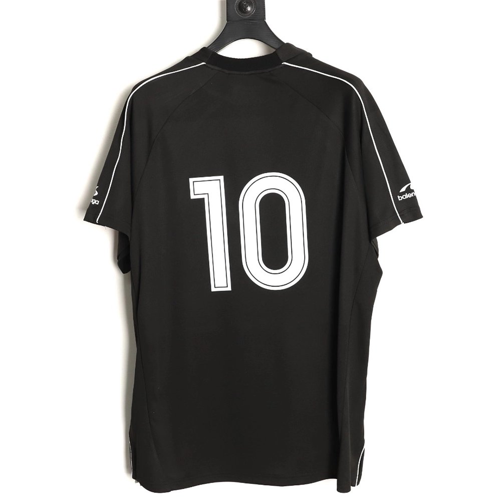 Balenciaga Soccer-Print Mesh Short-Sleeve T-Shirt,Balenciaga