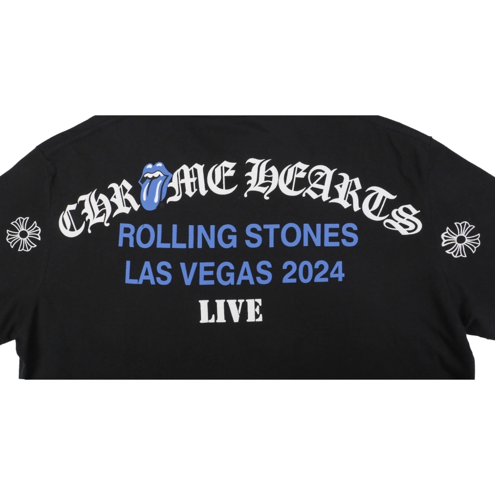Chrome Hearts T Shirts Rolling Stones Las Vegas  ,Chrome Hearts T Shirt,Tshirt,APPAREL