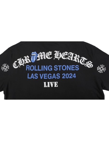 Chrome Hearts T Shirts Rolling Stones Las Vegas  ,Chrome Hearts T Shirt,Tshirt,APPAREL