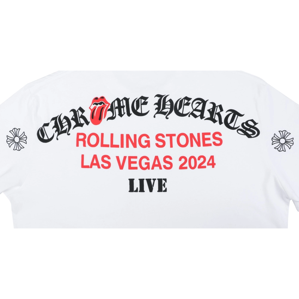 Chrome Hearts T Shirts Rolling Stones Las Vegas  ,Chrome Hearts T Shirt,Tshirt,APPAREL