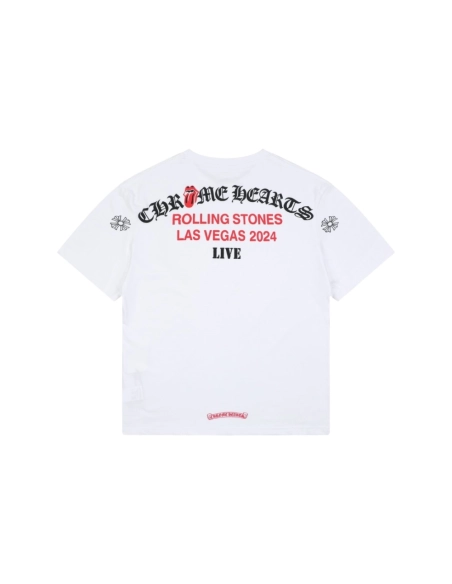 Chrome Hearts T Shirts Rolling Stones Las Vegas  ,Chrome Hearts T Shirt,Tshirt,APPAREL