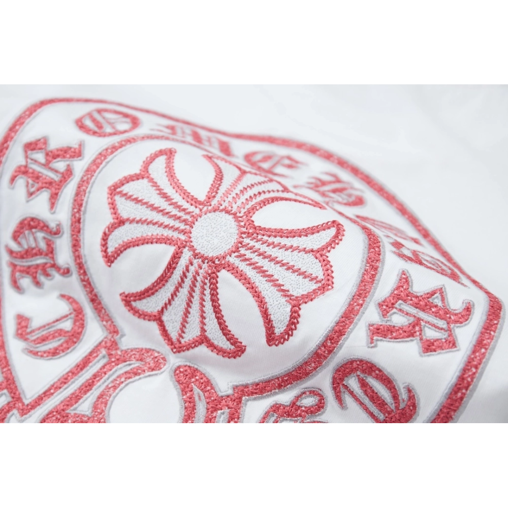 Chrome Hearts T Shirts Heavy Embroidery Horseshoe  ,Chrome Hearts T Shirt,Tshirt,APPAREL