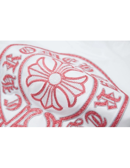 Chrome Hearts T Shirts Heavy Embroidery Horseshoe  ,Chrome Hearts T Shirt,Tshirt,APPAREL