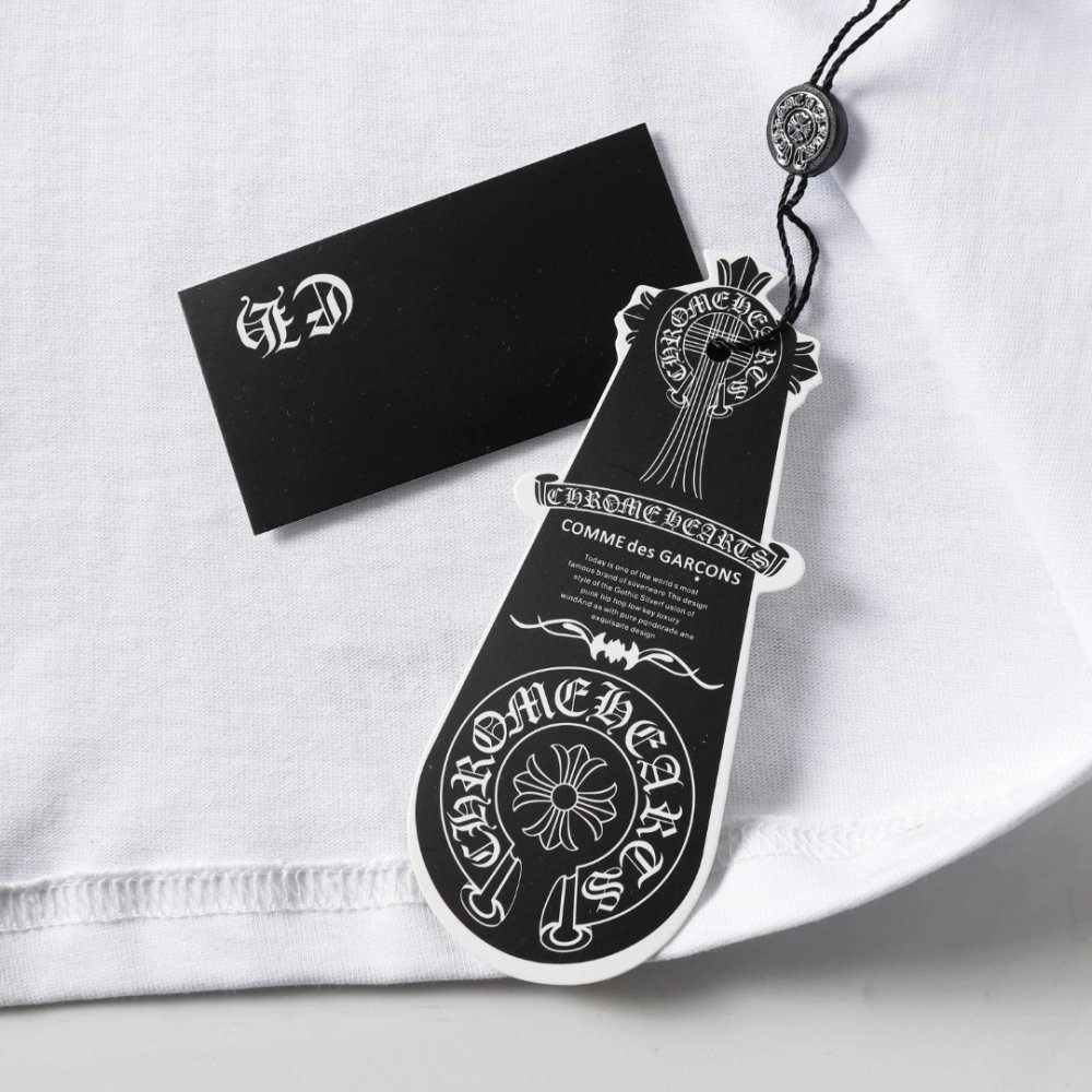 Chrome Hearts T Shirts Heavy Embroidery Horseshoe  ,Chrome Hearts T Shirt,Tshirt,APPAREL