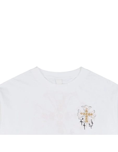 Chrome Hearts T Shirts Cross Floral 001  ,Chrome Hearts T Shirt,Tshirt,APPAREL
