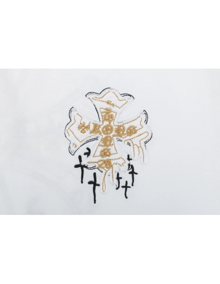 Chrome Hearts T Shirts Cross Floral 001  ,Chrome Hearts T Shirt,Tshirt,APPAREL