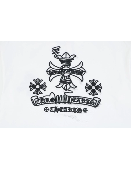 Chrome Hearts T Shirts Stitch Cross  ,Chrome Hearts T Shirt,Tshirt,APPAREL