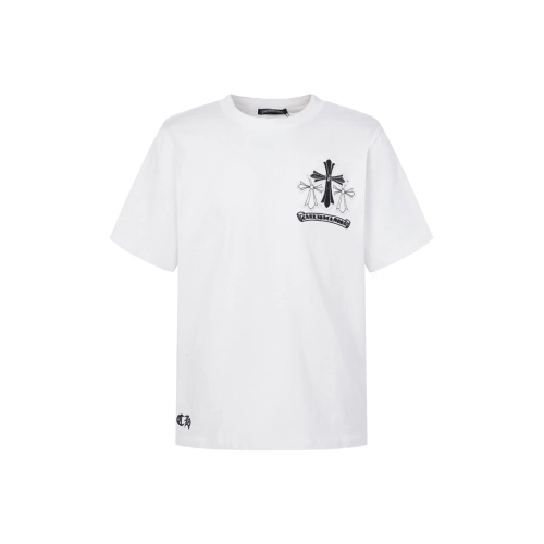 Chrome Hearts T Shirts Cross Floral 002  ,Chrome Hearts T Shirt,Tshirt,APPAREL