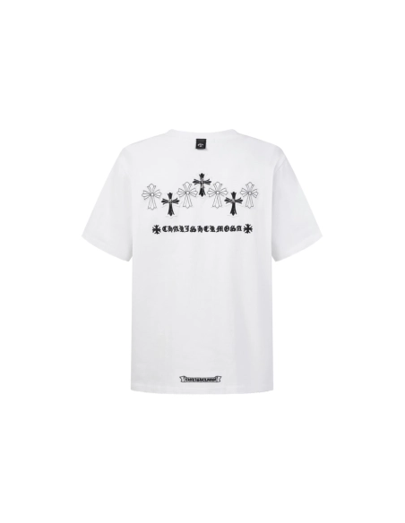 Chrome Hearts T Shirts Cross Floral 002  ,Chrome Hearts T Shirt,Tshirt,APPAREL