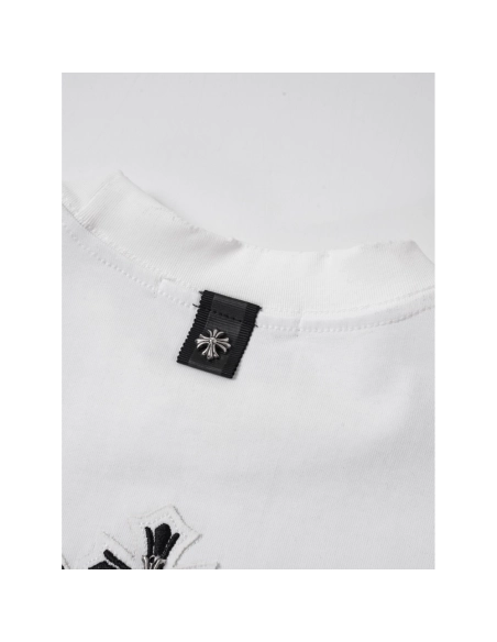 Chrome Hearts T Shirts Cross Floral 002  ,Chrome Hearts T Shirt,Tshirt,APPAREL