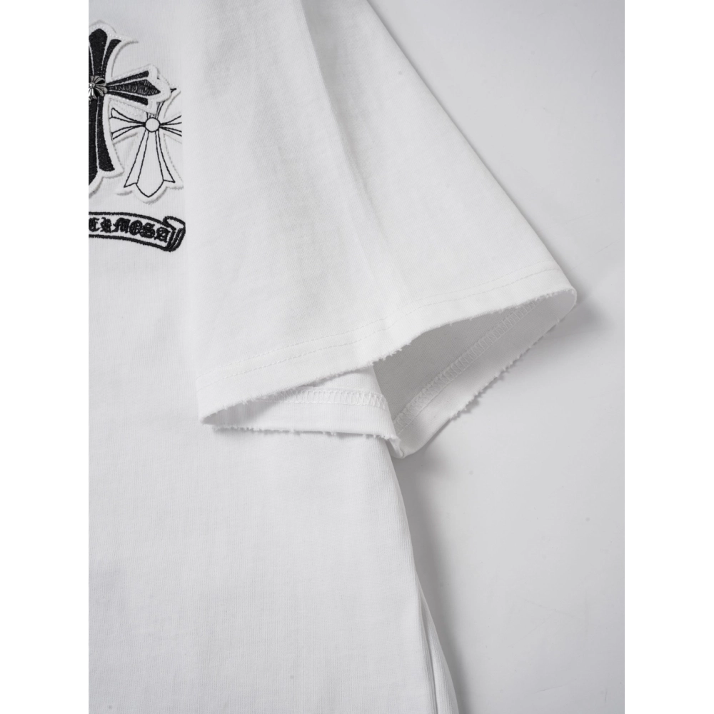 Chrome Hearts T Shirts Cross Floral 002  ,Chrome Hearts T Shirt,Tshirt,APPAREL