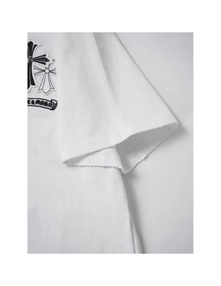 Chrome Hearts T Shirts Cross Floral 002  ,Chrome Hearts T Shirt,Tshirt,APPAREL