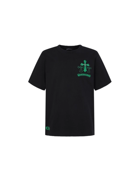 Chrome Hearts T Shirts Cross Floral 003  ,Chrome Hearts T Shirt,Tshirt,APPAREL