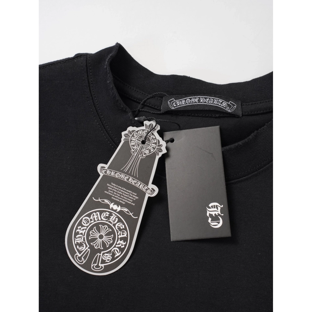 Chrome Hearts T Shirts Cross Floral 003  ,Chrome Hearts T Shirt,Tshirt,APPAREL