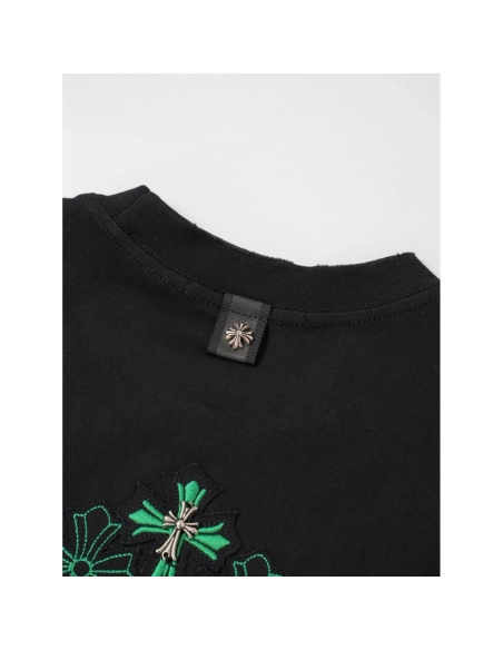 Chrome Hearts T Shirts Cross Floral 003  ,Chrome Hearts T Shirt,Tshirt,APPAREL