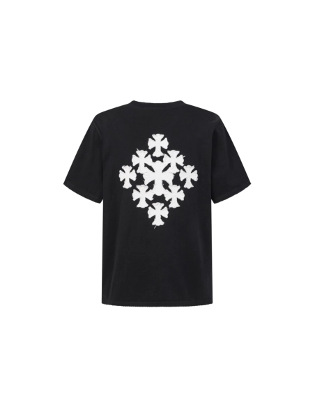 Chrome Hearts T Shirts Cross Floral 004  ,Chrome Hearts T Shirt,Tshirt,APPAREL